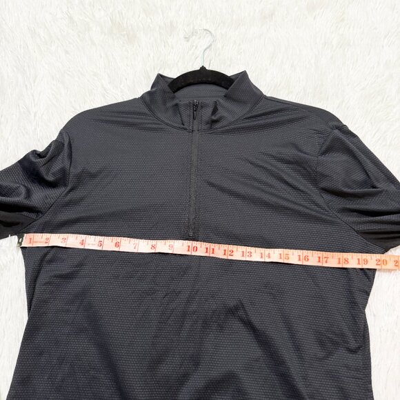 Women Tommy Bahama Pullover Quarter Zip Active Waffle Knit in Black Size Large - Picture 5 of 9